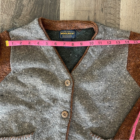 Vintage Woolrich 80% Lamb Wool Button Down Sweater Size Small - Picture 3 of 8